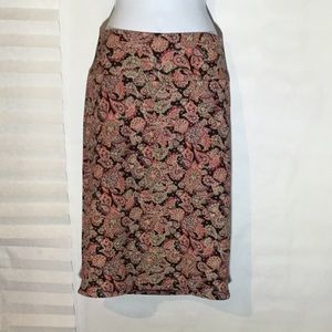Lularoe paisley pencil skirt